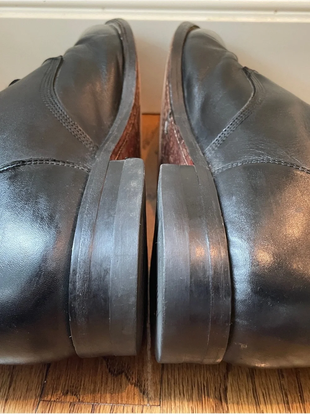 Vintage Justin 506 Black Leather Lace Up Kiltie Roper Boots Men’s 11 D USA